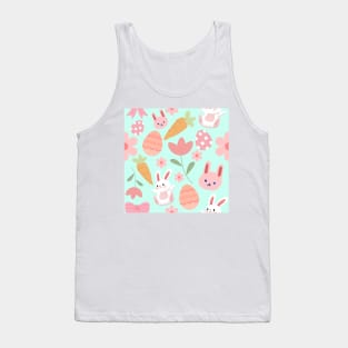 Pastel Bunny Print Tank Top